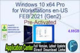 Windows 10 Pro for Workstations X64 en-US MARCH 2021 {Gen2}